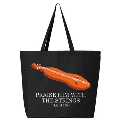 Appalachian Music Praise Him With The Strings Dulcimer 25L Jumbo Tote