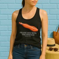 Appalachian Music Praise Him With The Strings Dulcimer Womens Tank Top