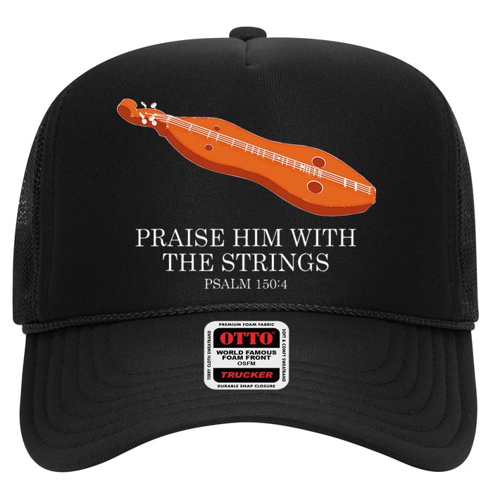 Appalachian Music Praise Him With The Strings Dulcimer Trucker Hat