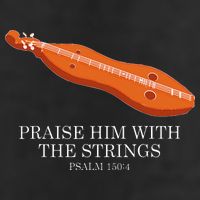 Appalachian Music Praise Him With The Strings Dulcimer Trucker Hat