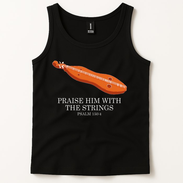 Appalachian Music Praise Him With The Strings Dulcimer Tank Top