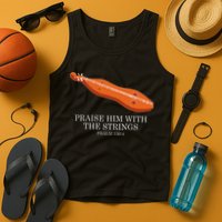Appalachian Music Praise Him With The Strings Dulcimer Tank Top