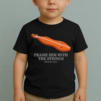 Appalachian Music Praise Him With The Strings Dulcimer Toddler T-Shirt