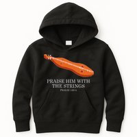 Appalachian Music Praise Him With The Strings Dulcimer Kids Hoodie