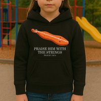 Appalachian Music Praise Him With The Strings Dulcimer Kids Hoodie
