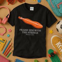 Appalachian Music Praise Him With The Strings Dulcimer Kids T-Shirt
