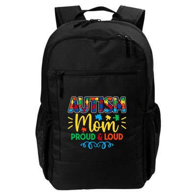 Autism Mom Proud & Loud Graphic Backpack