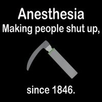 Anesthesia Making People Shut Up Since 1846 Funny Anesthesia 7-Panel Snapback Hat