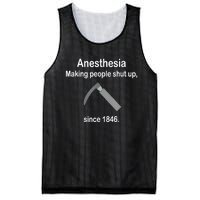 Anesthesia Making People Shut Up Since 1846 Funny Anesthesia Mesh Reversible Basketball Jersey Tank