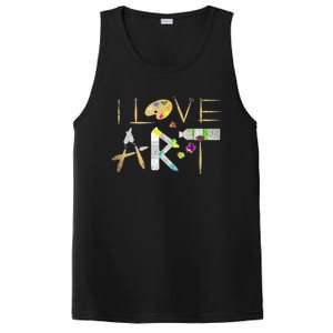 Art Major Painting Valentines Day Gift Sketch Drawing Artist Gift PosiCharge Competitor Tank