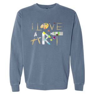 Art Major Painting Valentines Day Gift Sketch Drawing Artist Gift Garment-Dyed Sweatshirt