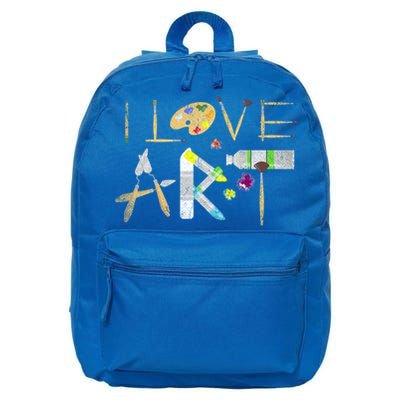 Art Major Painting Valentines Day Gift Sketch Drawing Artist Gift 16 in Basic Backpack