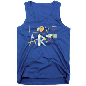 Art Major Painting Valentines Day Gift Sketch Drawing Artist Gift Tank Top