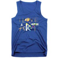 Art Major Painting Valentines Day Gift Sketch Drawing Artist Gift Tank Top