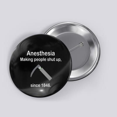 Anesthesia Making People Shut Up Button