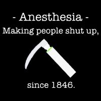 Anesthesia Making People Shut Up Since 1846 Apron