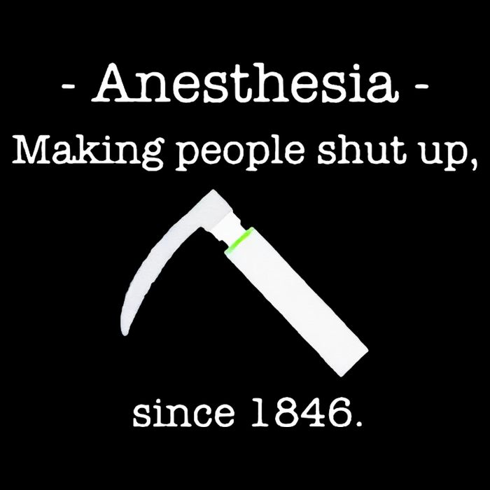 Anesthesia Making People Shut Up Since 1846 Apron
