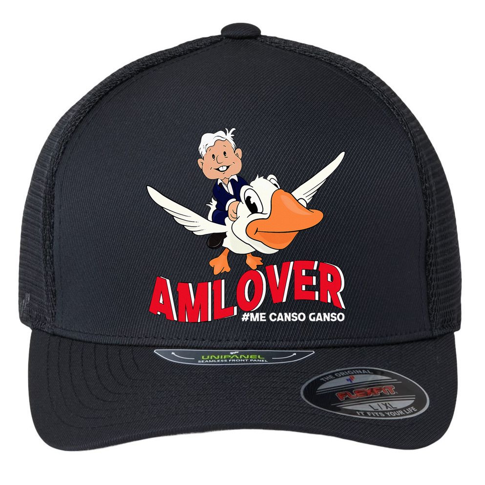 Amlover Mexican President Amlo Flexfit Unipanel Trucker Cap