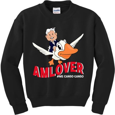 Amlover Mexican President Amlo Kids Sweatshirt