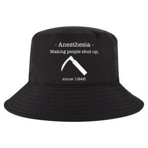 Anesthesia Making People Shut Up Since 1846 Cool Comfort Performance Bucket Hat