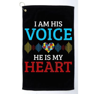 Autism Mom Proud Coach Awareness Month Autistic Pride Gift Golf Towel
