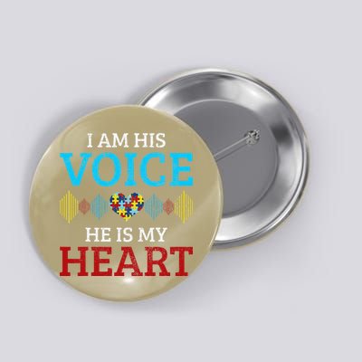 Autism Mom Proud Coach Awareness Month Autistic Pride Gift Button