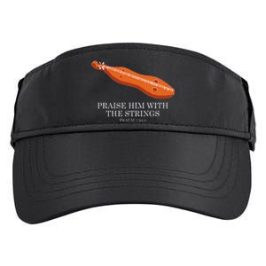 Appalachian Music Praise Him With The Strings Dulcimer Adult Drive Performance Visor