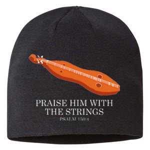 Appalachian Music Praise Him With The Strings Dulcimer Sustainable Beanie