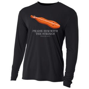 Appalachian Music Praise Him With The Strings Dulcimer Cooling Performance Long Sleeve Crew