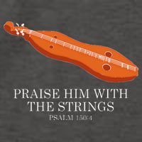 Appalachian Music Praise Him With The Strings Dulcimer Vector Backpack