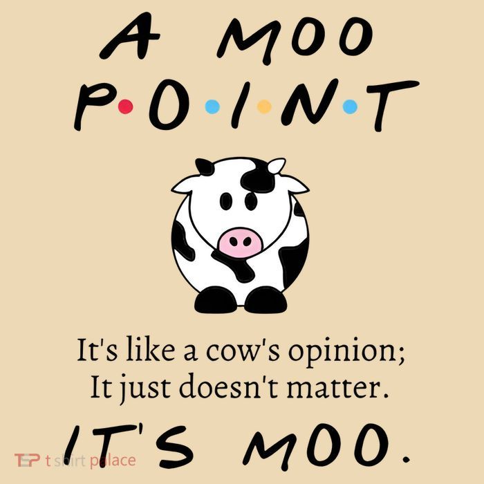 A Moo Point Its Like A Cows Opinion Bag