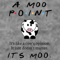A Moo Point Its Like A Cows Opinion Hooded Wearable Blanket