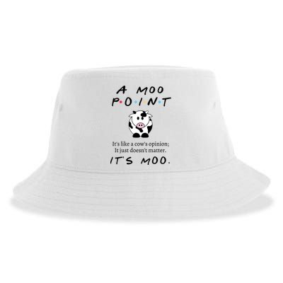 A Moo Point Its Like A Cows Opinion Sustainable Bucket Hat