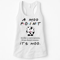 A Moo Point Its Like A Cows Opinion Womens Tank Top