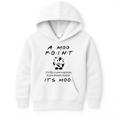 A Moo Point Its Like A Cows Opinion Kids Hoodie