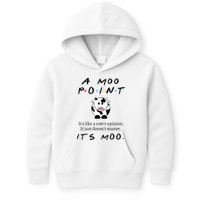 A Moo Point Its Like A Cows Opinion Kids Hoodie