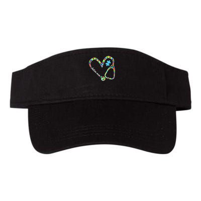 Autism Mom Puzzle Stethoscope Nurse Autism Awareness Day Visor