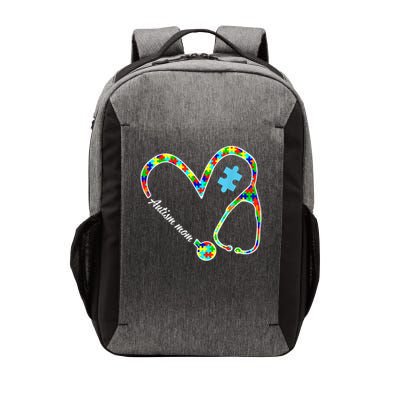 Autism Mom Puzzle Stethoscope Nurse Autism Awareness Day Vector Backpack