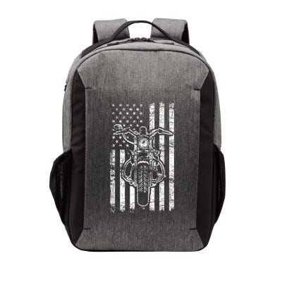 American Motorcycle Patriotic US Flag Cool Biker Vector Backpack