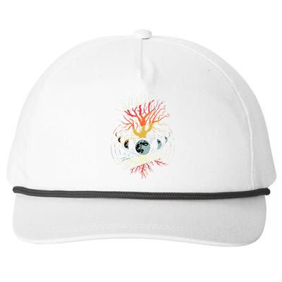 Astrology Moon Phases Life Trees Astronomy Snapback Five-Panel Rope Hat