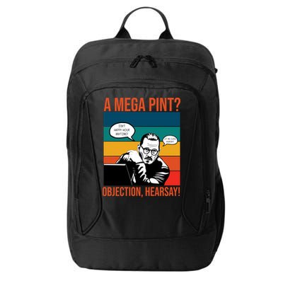 A Mega Pint Objection Hearsay Johnny Depp Retro Sunset City Backpack