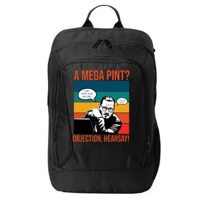 A Mega Pint Objection Hearsay Johnny Depp Retro Sunset City Backpack