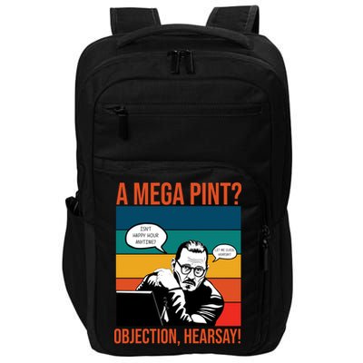 A Mega Pint Objection Hearsay Johnny Depp Retro Sunset Impact Tech Backpack