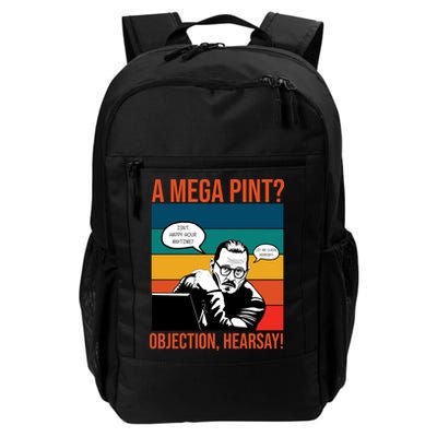 A Mega Pint Objection Hearsay Johnny Depp Retro Sunset Backpack