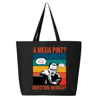 A Mega Pint Objection Hearsay Johnny Depp Retro Sunset 25L Jumbo Tote