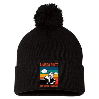 A Mega Pint Objection Hearsay Johnny Depp Retro Sunset Pom Pom 12in Knit Beanie