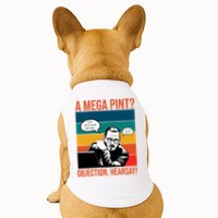 A Mega Pint Objection Hearsay Johnny Depp Retro Sunset Doggie Tank