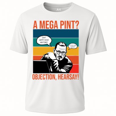 A Mega Pint Objection Hearsay Johnny Depp Retro Sunset Performance Shirt