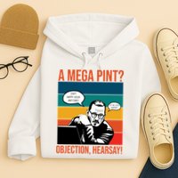 A Mega Pint Objection Hearsay Johnny Depp Retro Sunset Hoodie