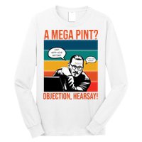 A Mega Pint Objection Hearsay Johnny Depp Retro Sunset Long Sleeve Shirt
